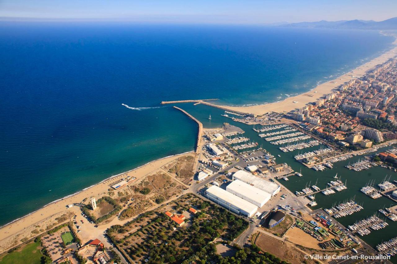 "Chill" Magnifique Vue Sur La Mer Et Le Port Au Coeur De La Ville En Premiere Ligne Canet-en-Roussillon Exterior foto